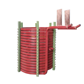 中頻爐、中頻電爐重要組成部分-感應線(xiàn)圈（洛陽(yáng)萬(wàn)峰工業(yè)爐）